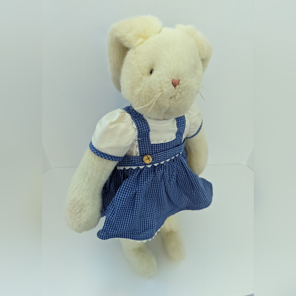 Vtg Bunnies by the Bay Fall And Winter 1999 Ltd Edition Girl Bunny Plush